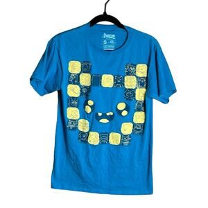 Lootcrate Exclusive Adventure Time Blue Crewneck Short Sleeve T Shirt Size Small
